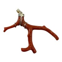 Pendant Mandile 1922 Woman Coralli in Silver Corallo 2MCIC53